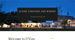 Desktop Screenshot of dvinevineyardandwinery.com